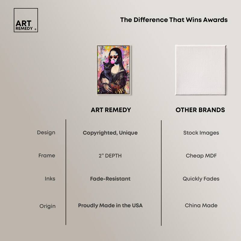Classical Gal and Her Companion Canvas by Art Remedy
