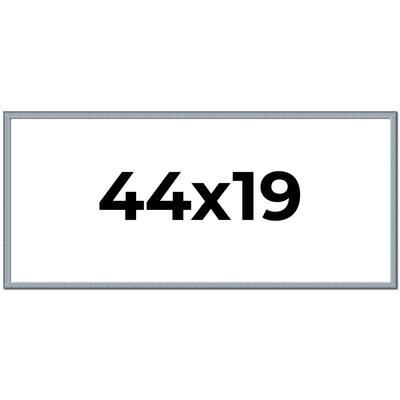 44x19 Frame Rustic Sky Blue Solid Wood Picture Frame | 0.75 Inch