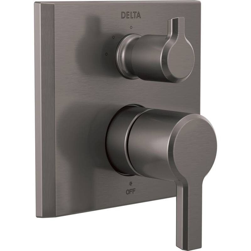 Delta T24899 Pivotal 14 Series Pressure Balanced Valve Trim with - Lumicoat Black Stainless