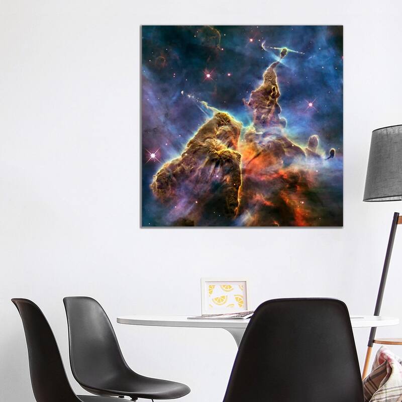 iCanvas "Mystic Mountain in Carina Nebula II (Hubble Space Telescope)" by NASA Canvas Print - 37x37x1.5