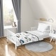 preview thumbnail 2 of 4, Sweet Jojo Designs Construction Truck Boy Toddler Weighted Blanket 5lbs for Kids - White/Grey Tire Track & Green, Blue Vehicles