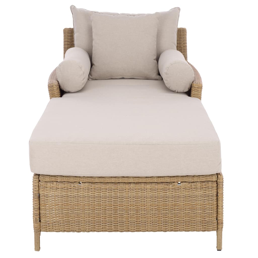 SEI Furniture Felicity Pe Sunlounger - 74"W x 32"D x 27"H