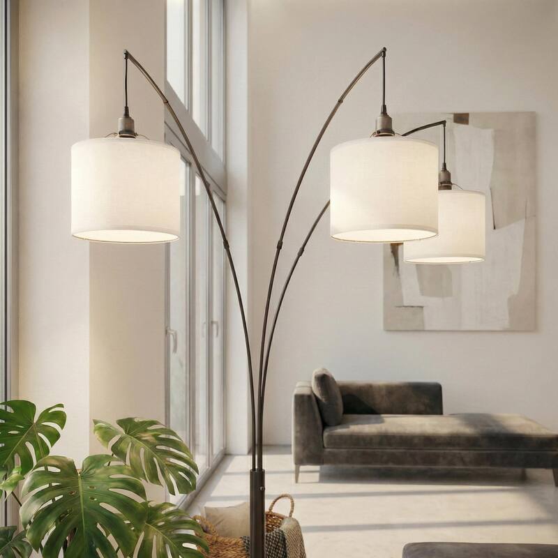 Luminary Arc Triple Arm Floor Lamp