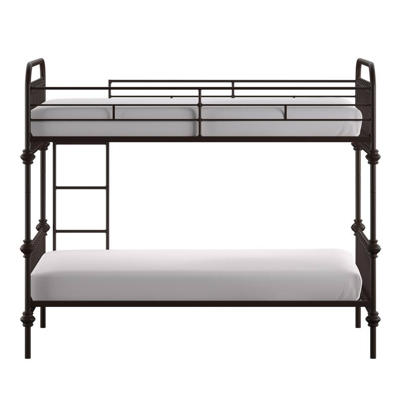 Giselle Antique Dark Bronze Iron Metal Bunk Bed iNSPIRE Q Junior