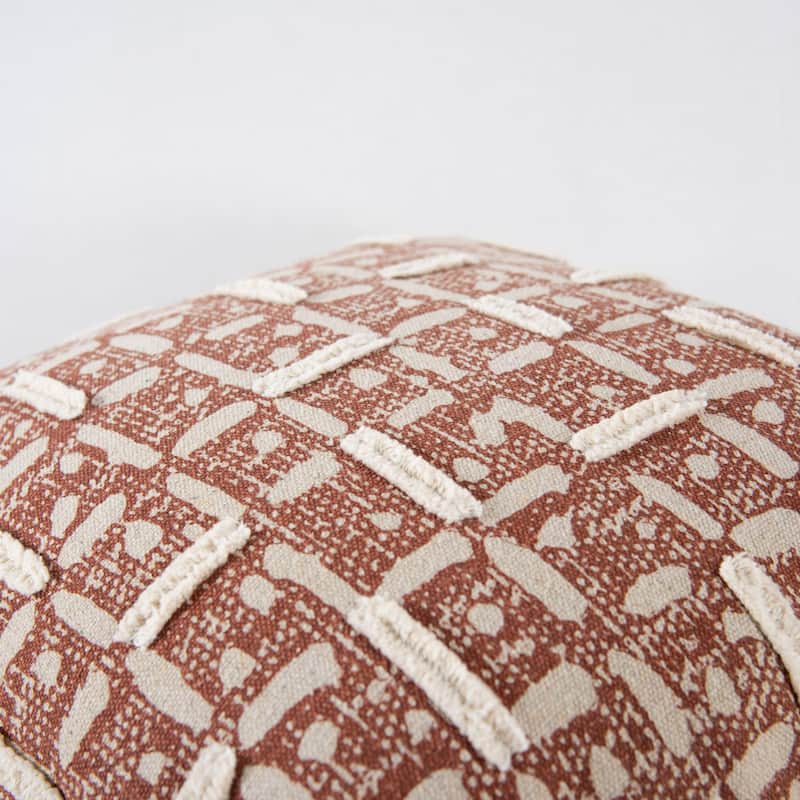 Rizzy Home Abstract Embroidered Throw Pillow