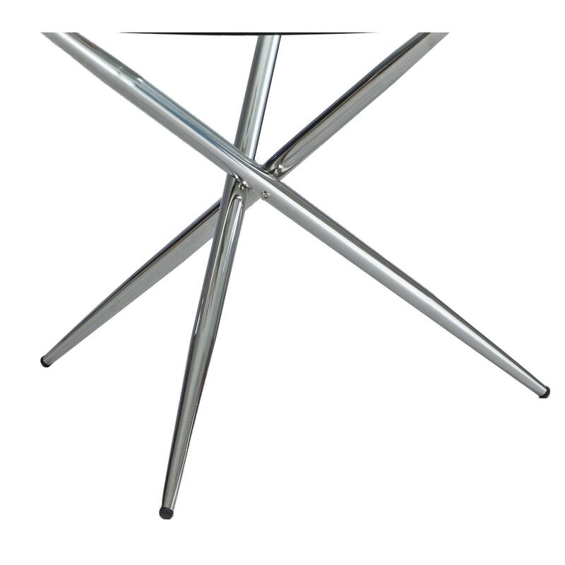 Somette Patty Dining Table with Criss Cross Base