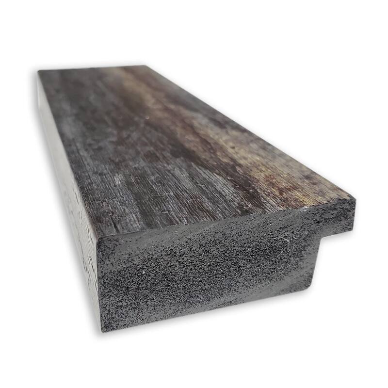 Bark Rustic Char Narrow Framed White Corkboard Bulletin Board
