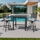 preview thumbnail 39 of 37, 3/5-Piece Outdoor Bar Stool Set Aluminum Swivel Bar Stools with Sunbrella Cushion MILANOCHAR - Set of 3