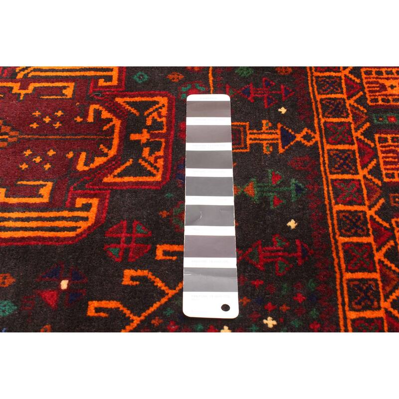 ECARPETGALLERY Hand-knotted Teimani Black Wool Rug - 2'11 x 4'3