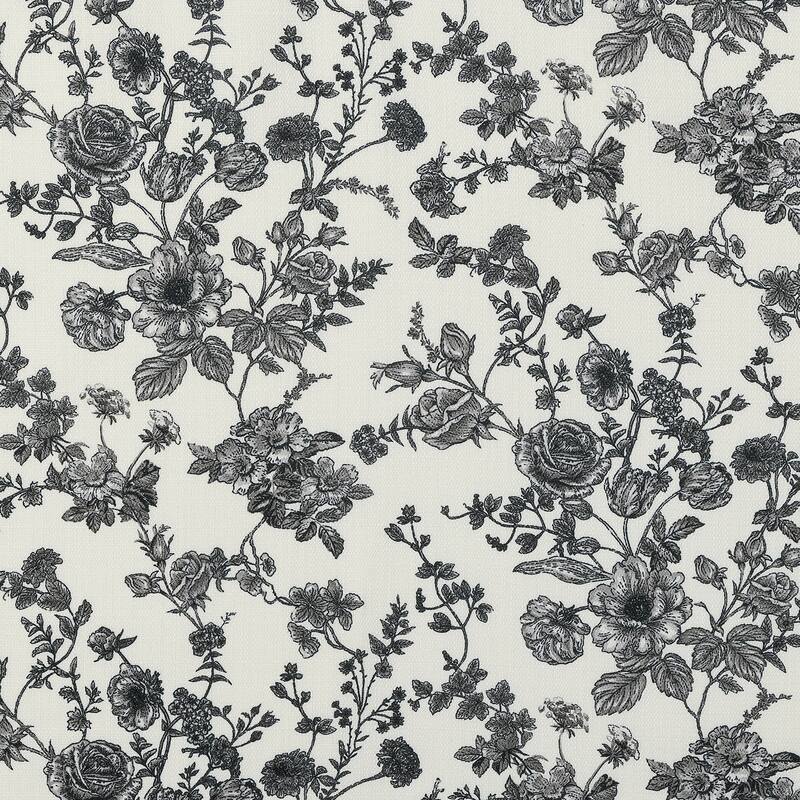 No. 918 Elara Tonal Botanical Semi-Sheer Rod Pocket 1-Piece Kitchen Curtain Valance