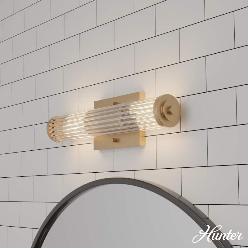 Hunter Holly Grove Bathroom Vanity Wall Light, Art or Shelf Light - Contemporary - Damp Rated!