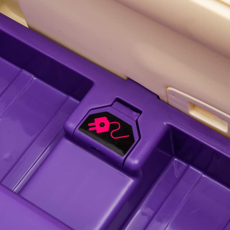 Ride on Truck Car Ride-On Car Purple Battery Powered Electric Car