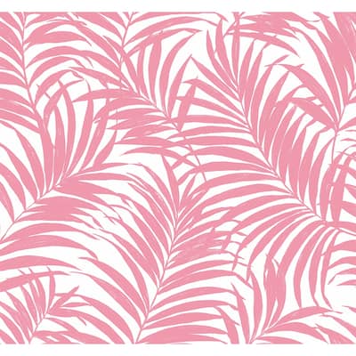 NextWall Beach Palm Peel and Stick Wallpaper - 27 in. W x 18 ft. L