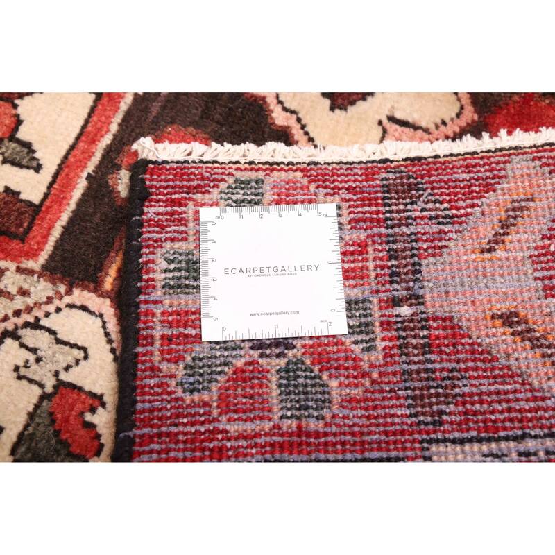 ECARPETGALLERY Hand-knotted Anadol Dark Red Wool Rug - 4'10 x 7'9