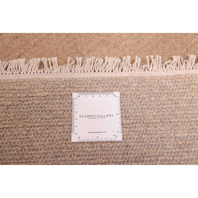 ECARPETGALLERY Hand-knotted Mystique Brown Wool Rug - 8'1 x 9'10