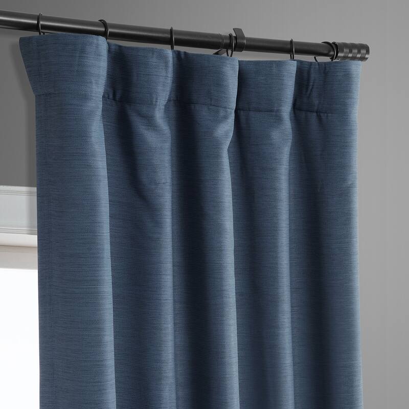 Exclusive Fabrics Bellino Room Darkening Curtain (1 Panel) - 50 x 63