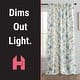 preview thumbnail 4 of 25, HLC.ME Scarlet Floral & Birds Back Tab Rod Pocket - Light Filtering Darkening Curtain Panels, Pair
