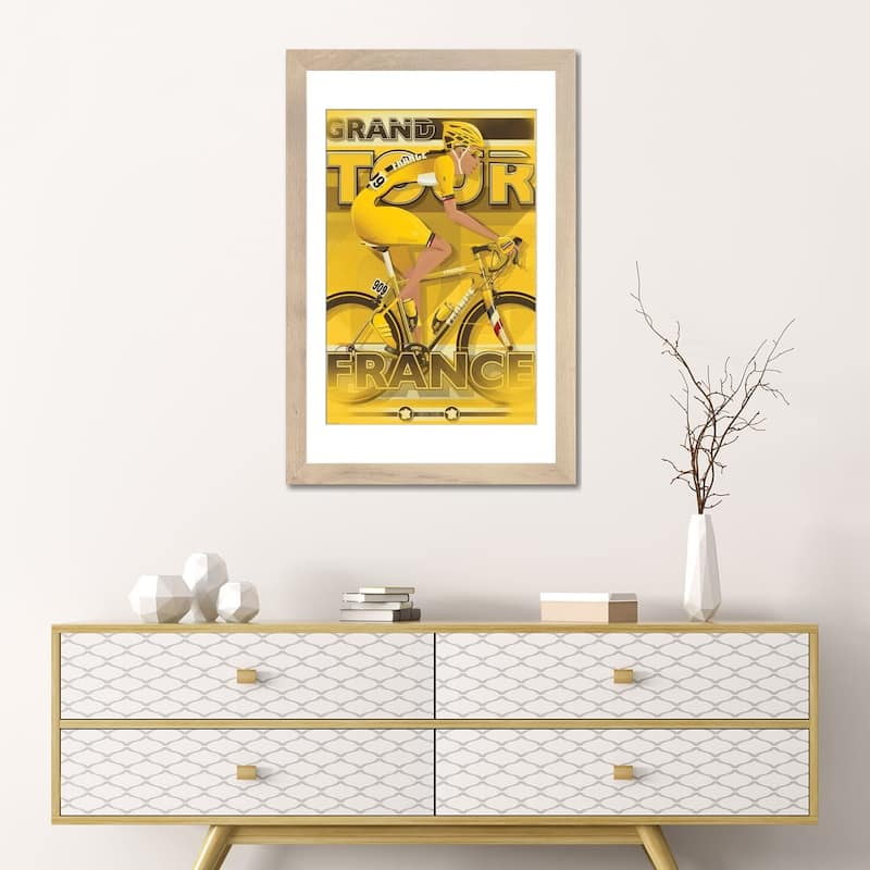iCanvas "Tour De France Cycling Race" by WyattDesign