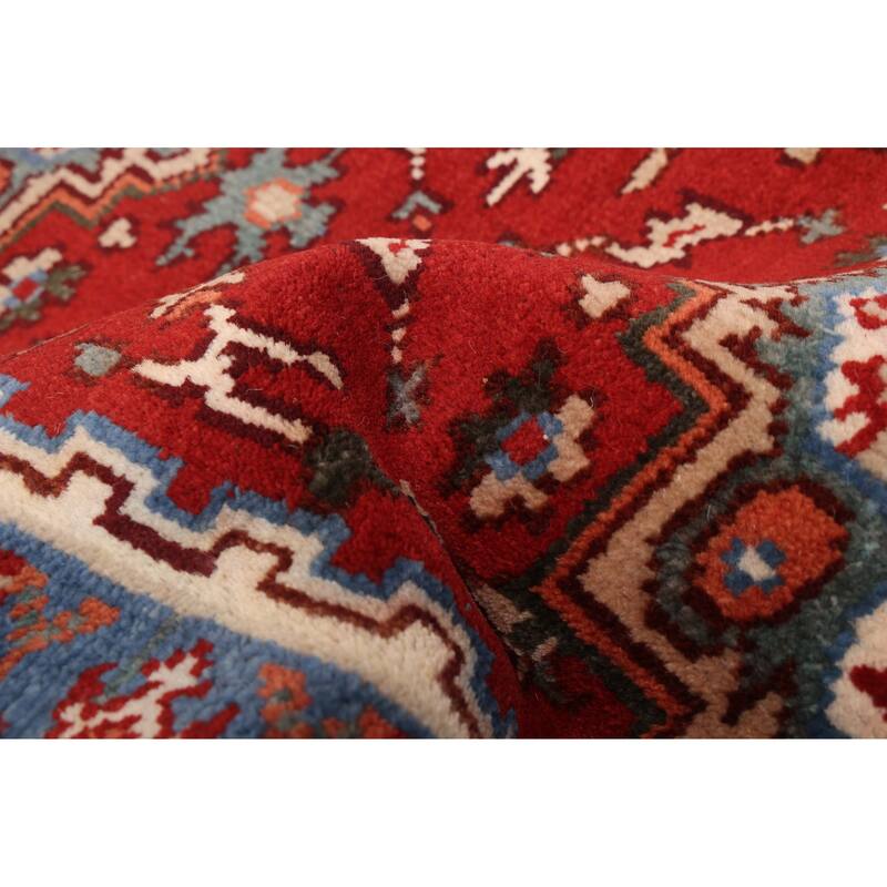 ECARPETGALLERY Hand-knotted Serapi Heritage Red Wool Rug - 2'6 x 16'5