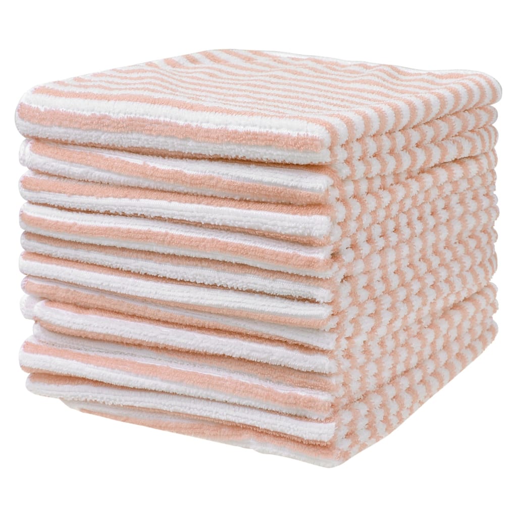 Microfiber Cleaning Cloth, Striped Absorbent for Exterior Cleaning or Drying