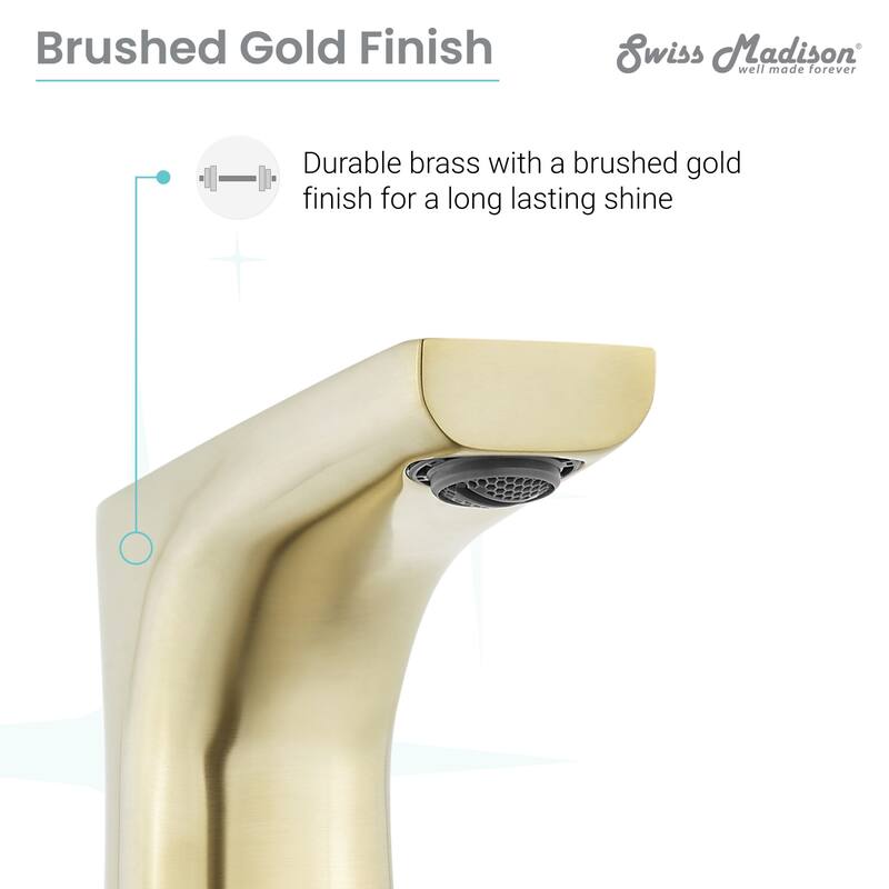 Swiss Madison SM-BF22 Monaco 1.2 GPM Widespread Bathroom Faucet