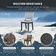 preview thumbnail 63 of 68, Polytrends Garden Party Kids Outdoor Dining Chair (Set of 2)