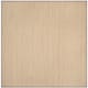 SAFAVIEH Natural Fiber Oceana Herringbone Seagrass Rug - 8' x 8' Square - Natural/Grey