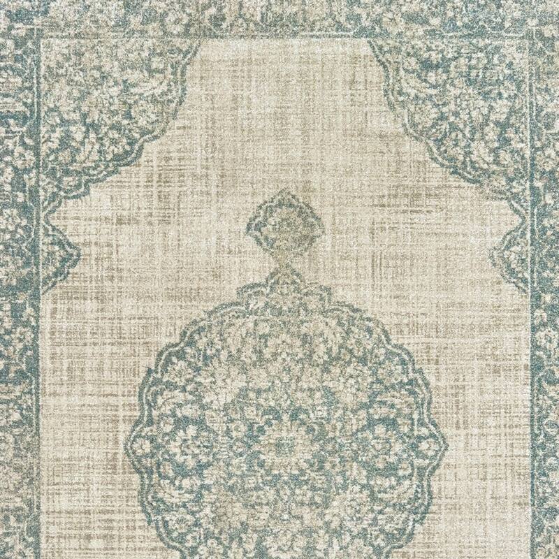 HomeRoots Oriental Bohemian Rectangle Area Rug - 153.54 in. x 118.11 in. x 0.32 in.