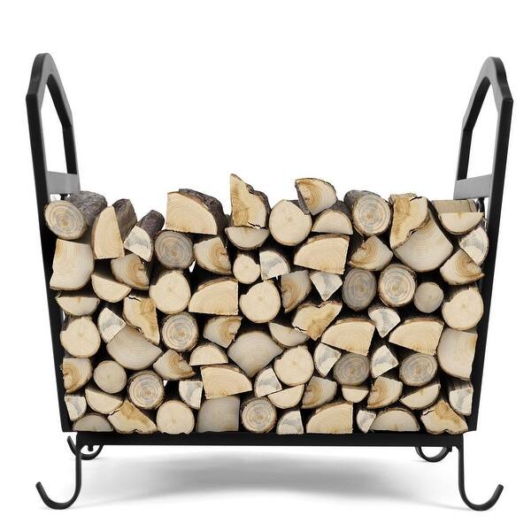 Shop Fireplace Log Holder Wrought Iron Indoor Fire Wood Rack