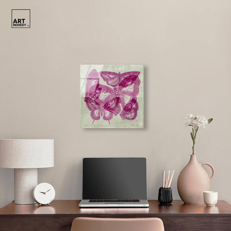 Fluttering Wings Acrylic by Art Remedy, Ready to Hang