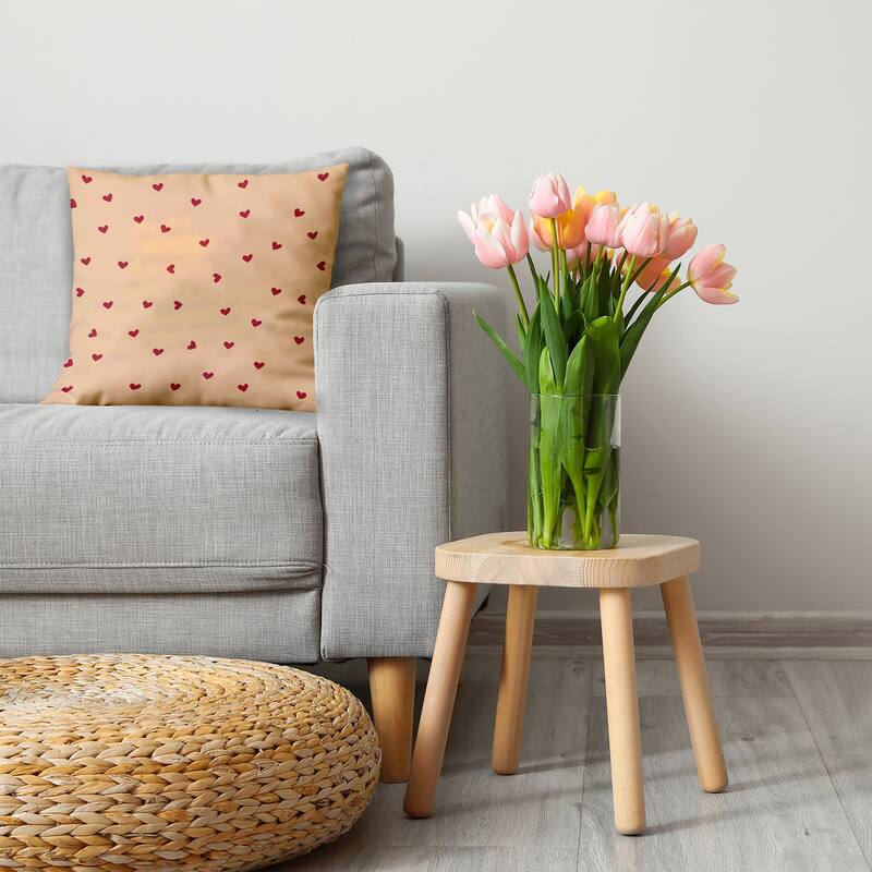 Little Hearts Valentines Day Accent Pillow