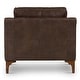 preview thumbnail 50 of 55, Poly & Bark Sorrento 35" Lounge Chair - Full Grain Genuine Italian Leather