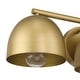 preview thumbnail 7 of 5, Hunter Erling 3-Light Bathroom Vanity Wall Light - Modern, Contemporary, Transitional