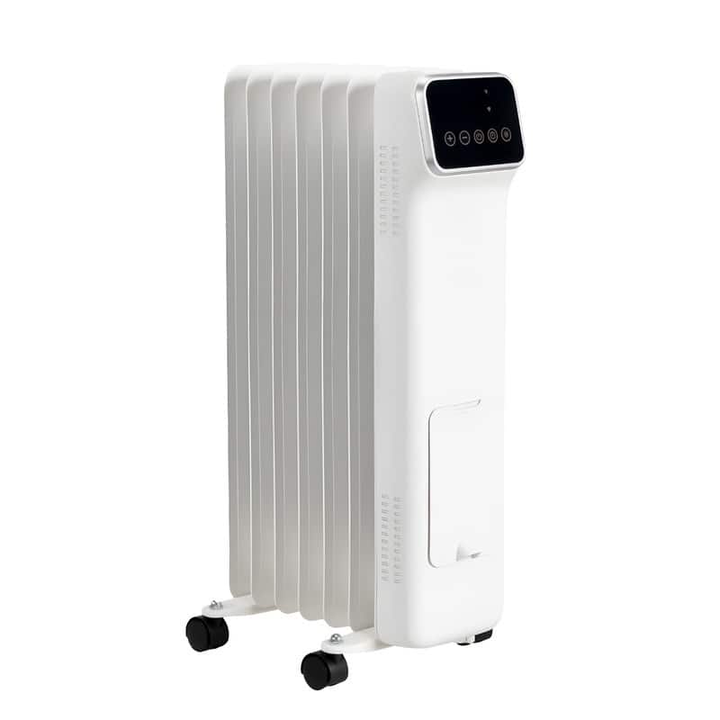 1500-Watt Smart Oil Filled Radiator Heater with WiFi - White