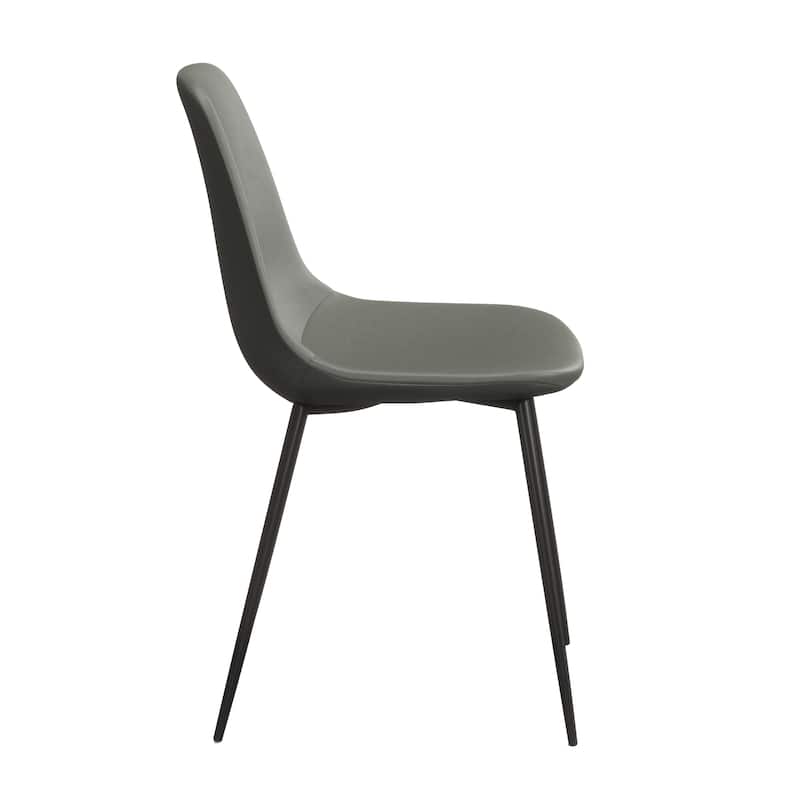 Maxine Vegan Leather Side Chairs (Set of 2)