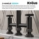 preview thumbnail 131 of 165, Kraus Urbix Industrial Solid Brass Kitchen Faucet