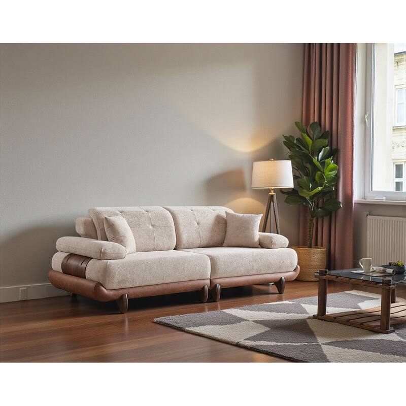 Batagov 3 Pieces Living Room Sets 2 Sofa 1 Chair