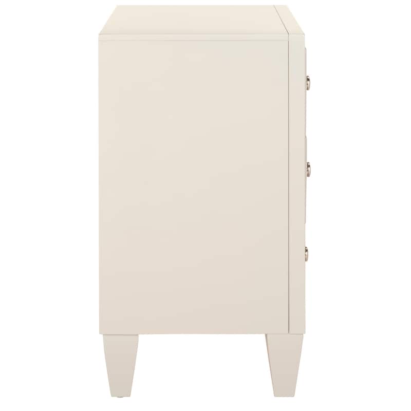 SAFAVIEH Dellia 3-Drawer Black Storage Chest