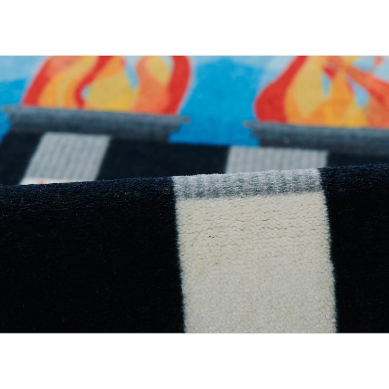 Momeni Playground Rocket Kid Rug - 2'4" X 7'7"