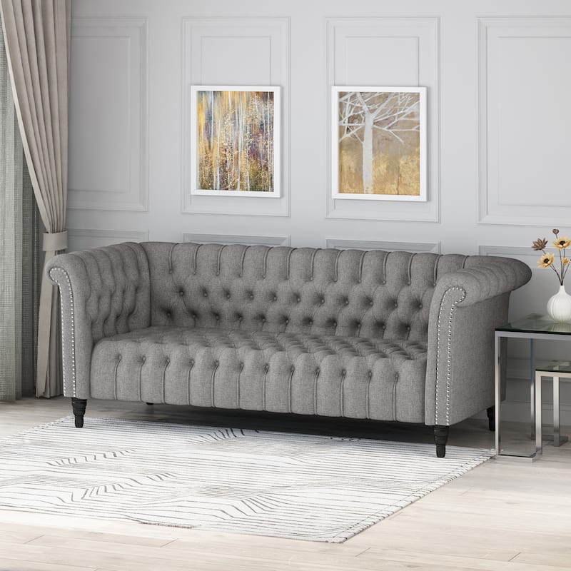 Barneyville Traditional Chesterfield Sofa by Christopher Knight Home