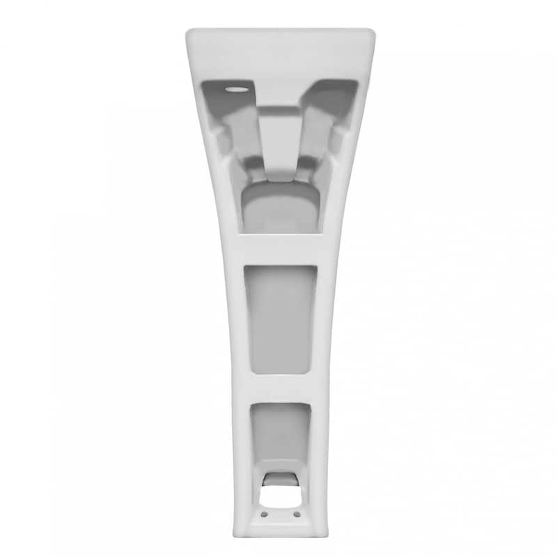 Windfield White Vitreous China Pedestal Sink