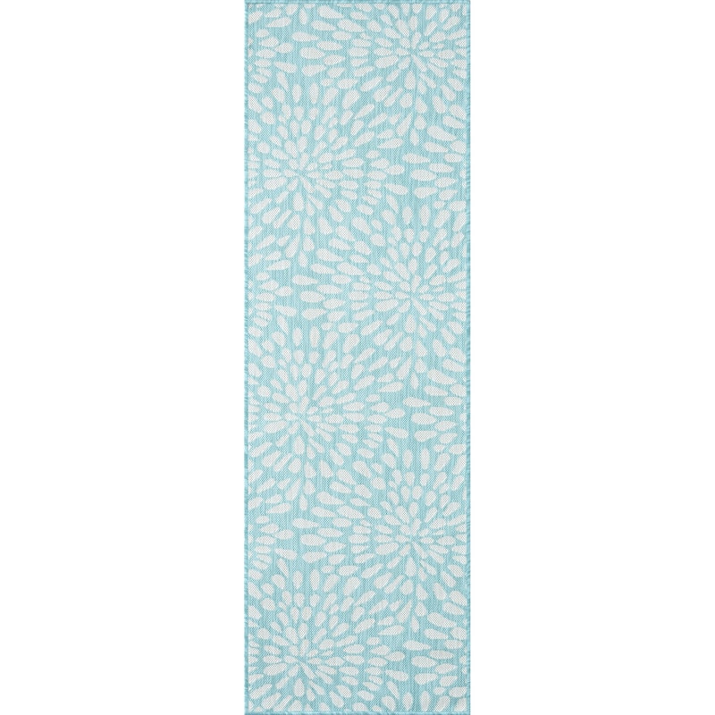 Exo Coastal Floral Indoor/Outdoor Area Rug