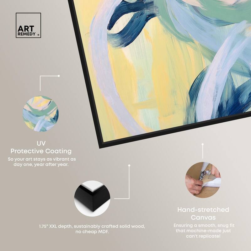 Entangled Embrace I Canvas by Art Remedy
