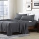 preview thumbnail 1 of 20, Home Essential Soft Microfiber Smart Sheet Storage Pocket Bedding Sheet Set Full - Grey