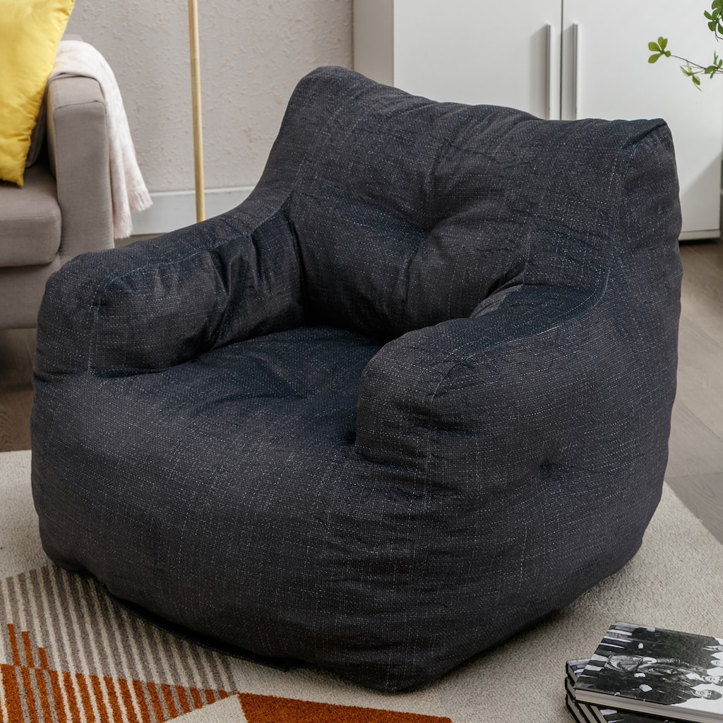 39.37" Bean Bag Chair with Memory Sponge
