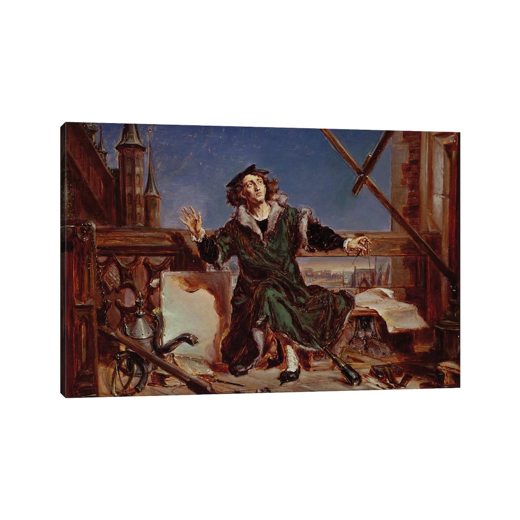 iCanvas "Nicolaus Copernicus The Astronomer" by Jan Matejko Canvas Print