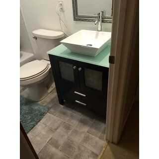 Shop Belvedere Modern Espresso 30 Inch Bathroom Vanity