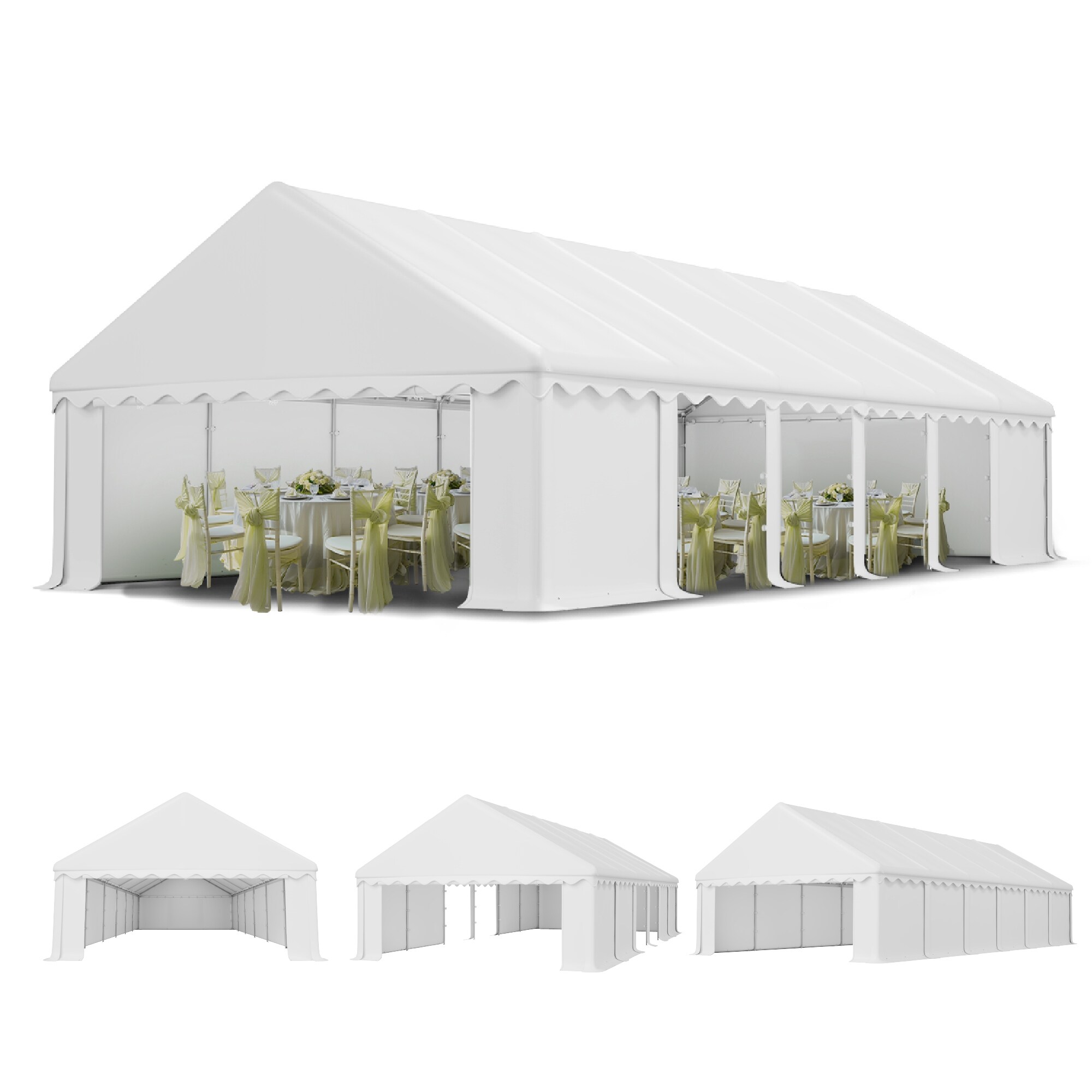 20' x 40' Large Patio Wedding Party Tent with 12 Removable