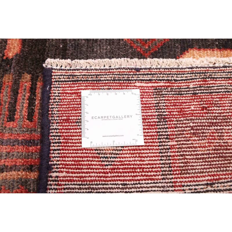 ECARPETGALLERY Hand-knotted Konya Anatolian Black, Red Wool Rug - 4'5 x 9'1