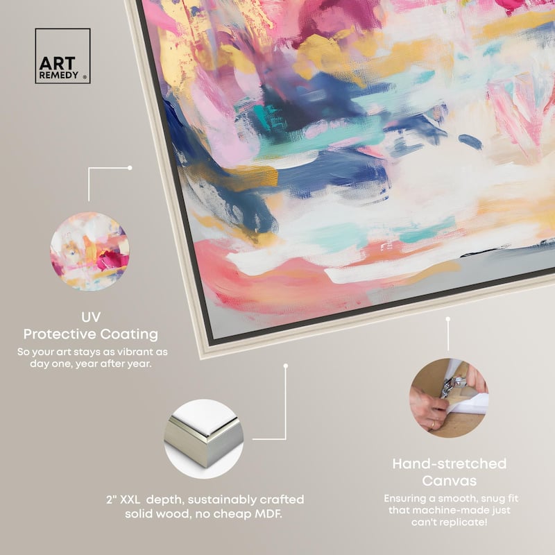 Balipink II Canvas by Art Remedy